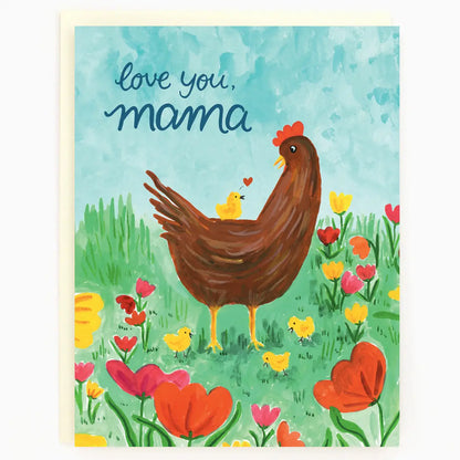 Mom & Chick Card