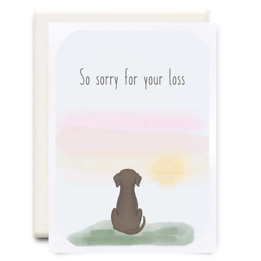 So Sorry For Your Loss Greeting Card