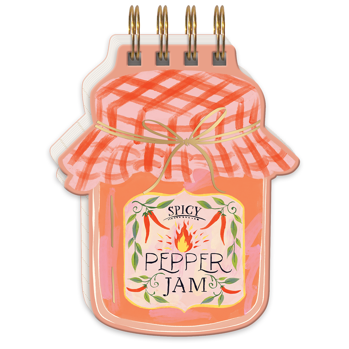 Pepper Jam Spiral Notepad