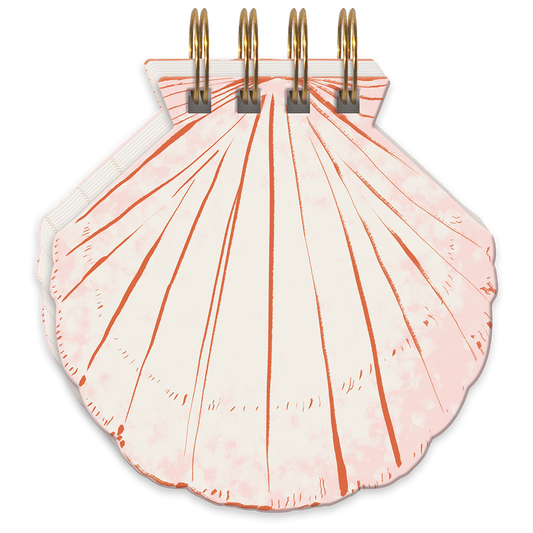 Mediterranea Shell Spiral Notepad