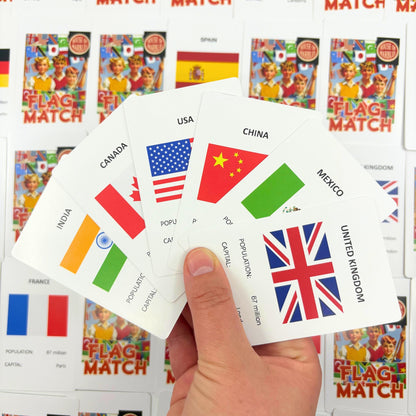 Flag Match Cards