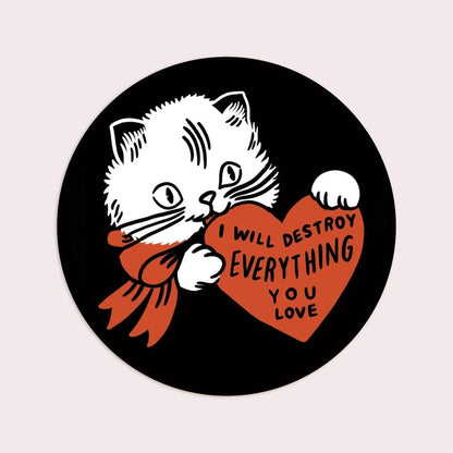 S65 Destroy (Cat) Vinyl Sticker