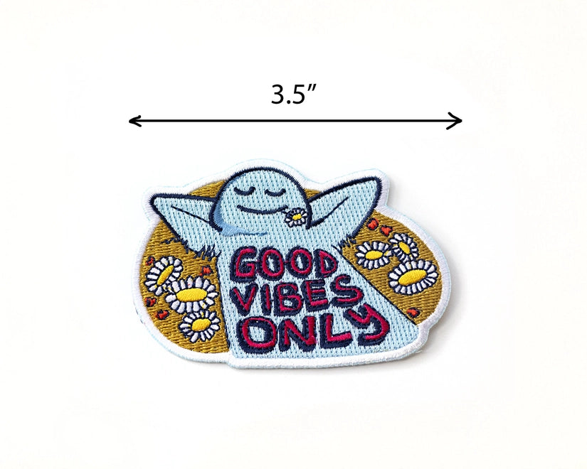 #129 Good Vibes Only Iron-On Patch