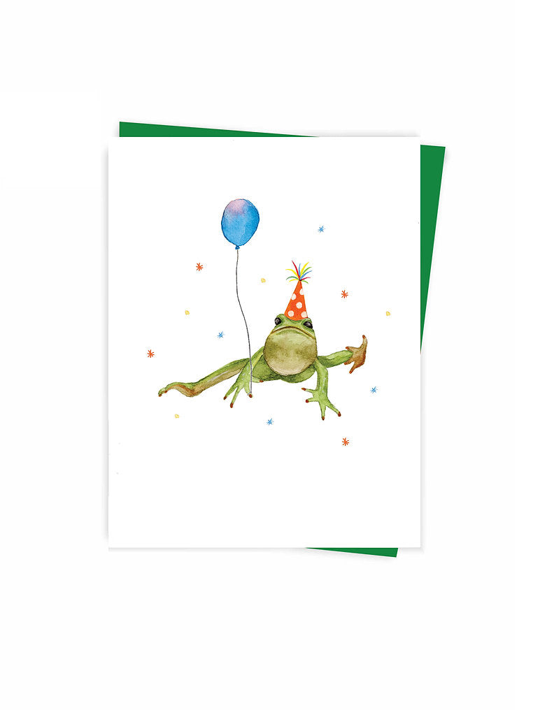 Happy Birthday Frog Card