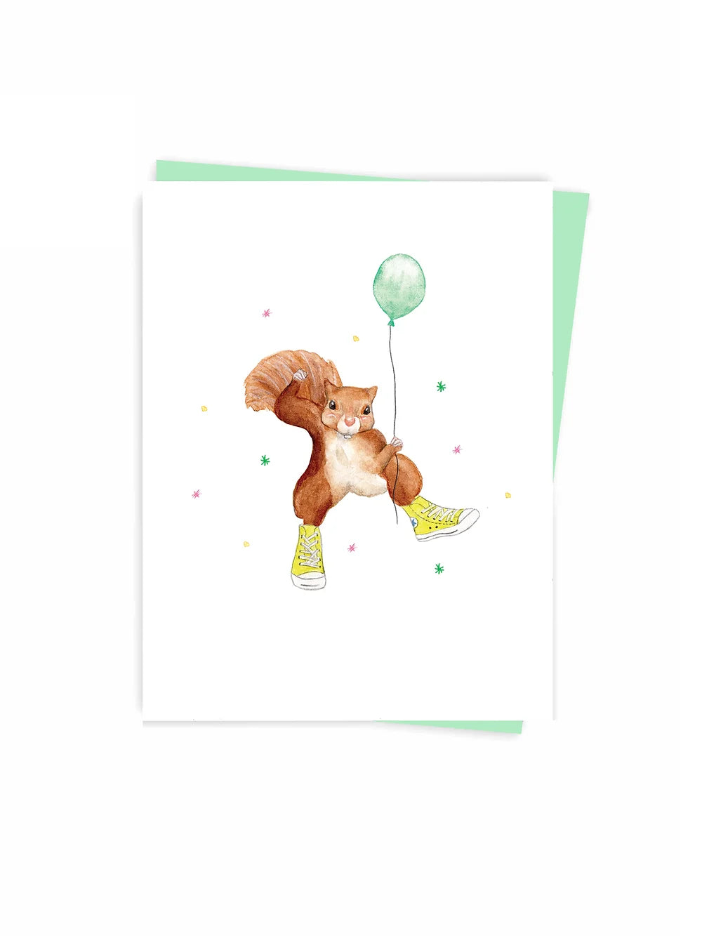 Happy Birthday Squirrel Card