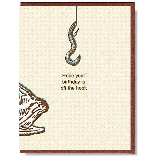 Off the Hook Birthday Card