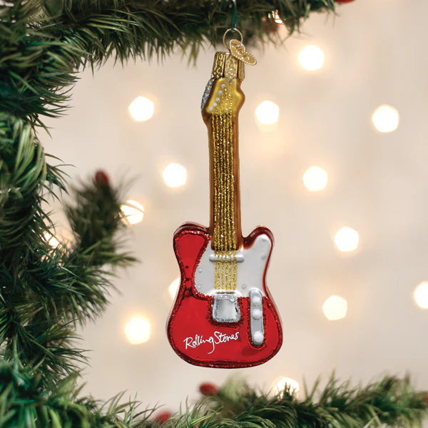 The Rolling Stones Guitar Ornament