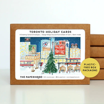 Toronto Yonge & Dundas Wraparound Holiday Boxed Cards