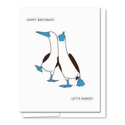 Happy Birthday Booby Letterpress Card