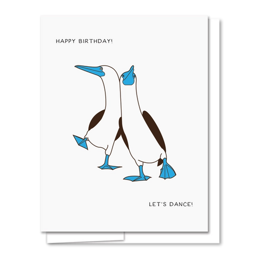 Happy Birthday Booby Letterpress Card