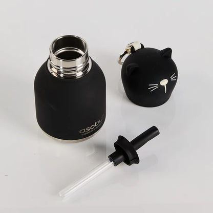Mini Beastie Black Cat Water Bottle