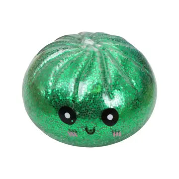 Metallic Glitter Bao Bun Dumpling Squishy Toy
