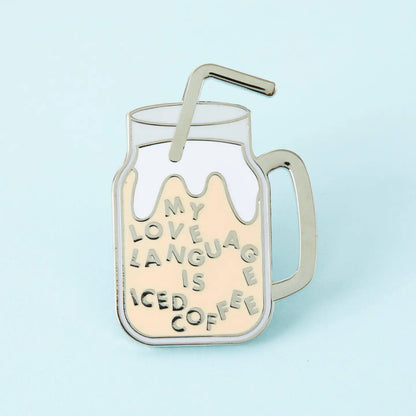 @58 Iced Coffee Enamel Pin