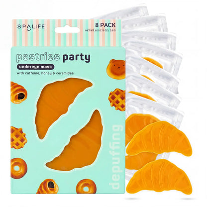 Pastries Party Croissant Depuffing Undereye Patches