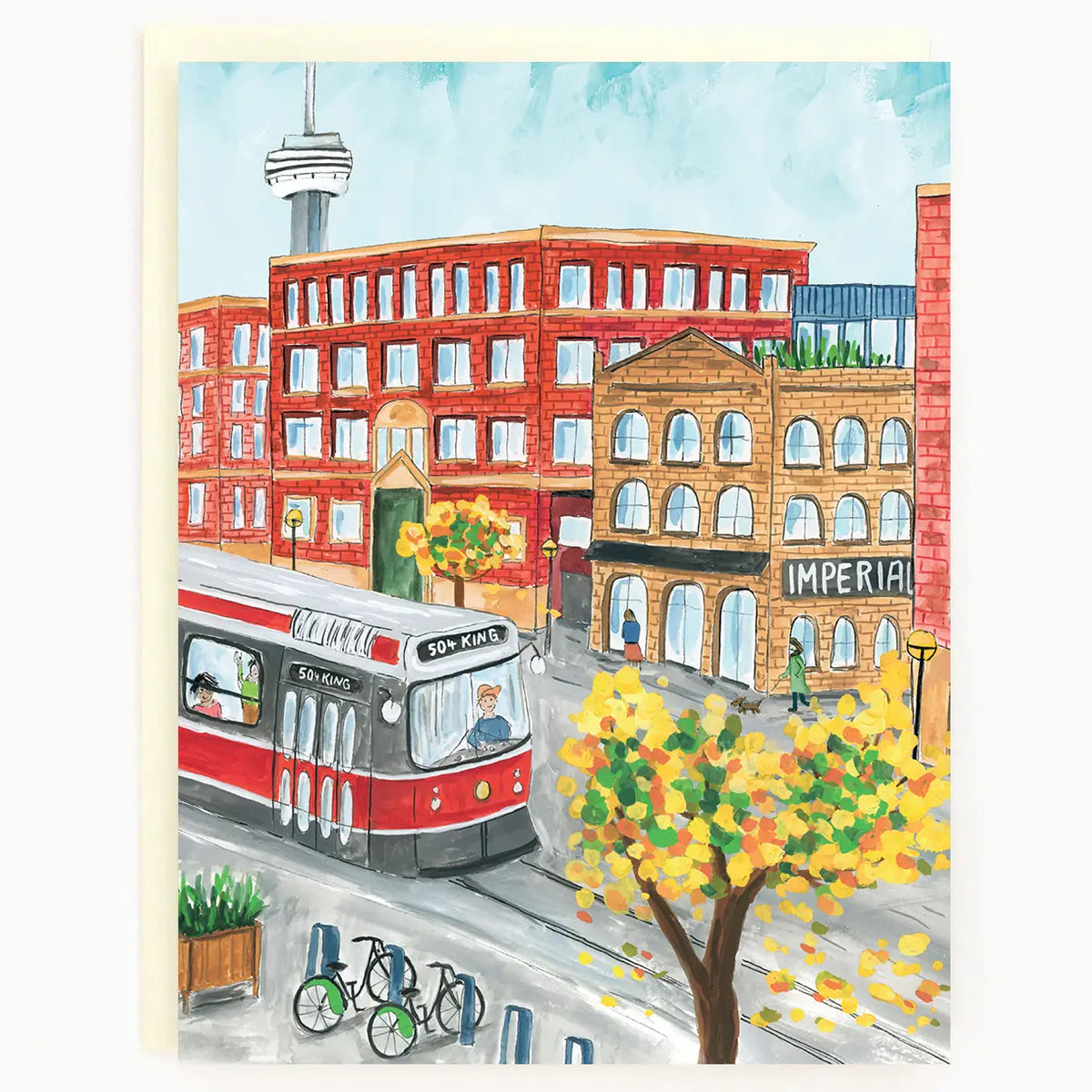 Toronto King West Fall Card