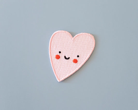 #139 Cute Heart Iron-On Patch