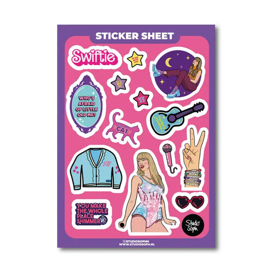 Taylor Shimmer Sticker Sheet