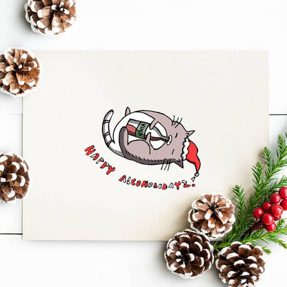 Happy Alcoholidayz Card