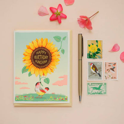Sunflower Birthday Card
