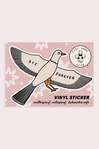 S78 Bye Forever (Bird) Vinyl Sticker