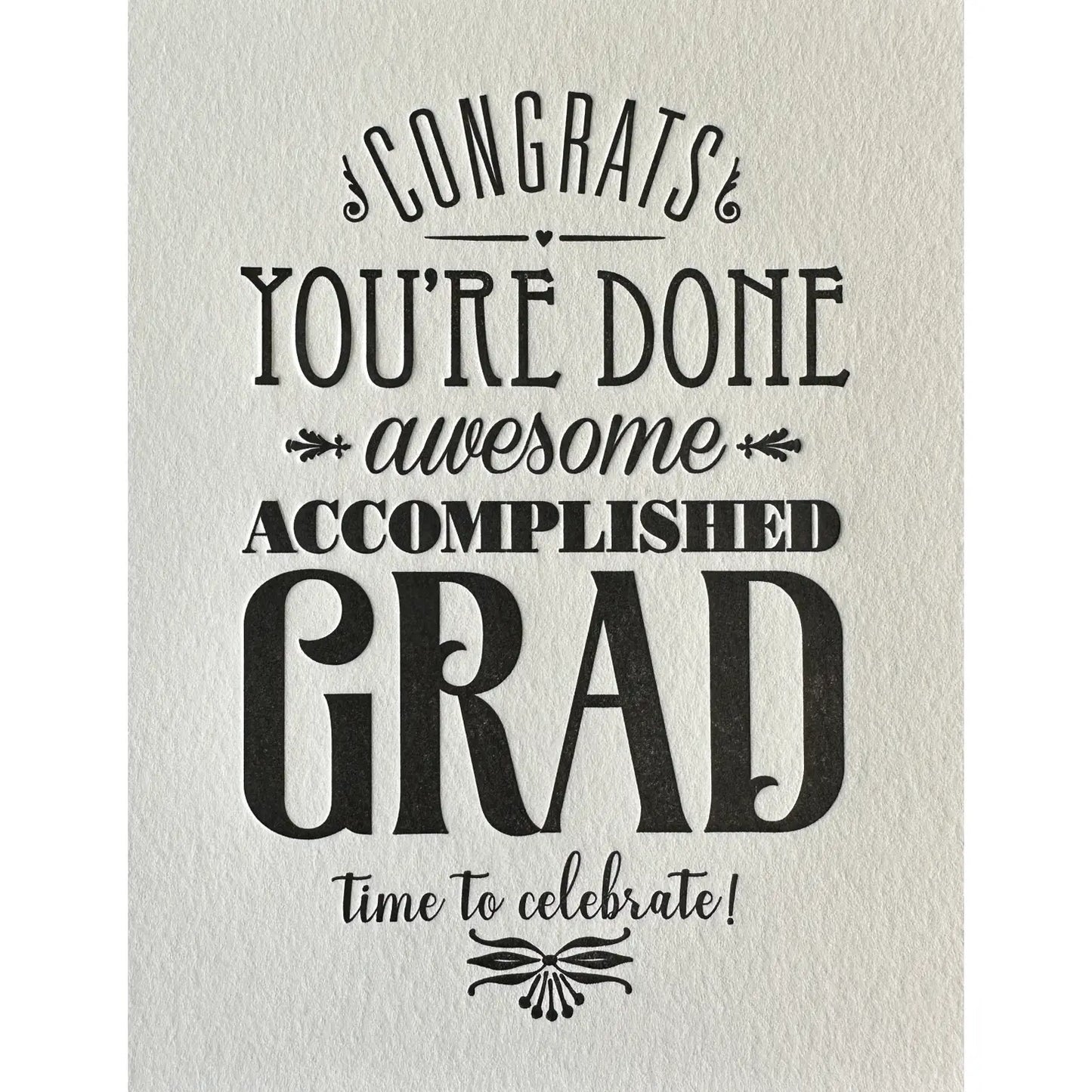 Congrats Awesome Grad Card