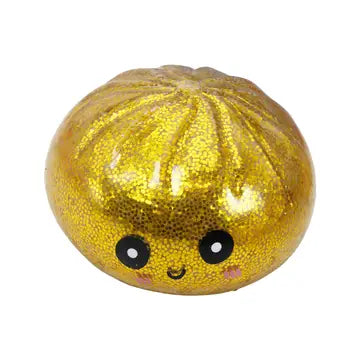 Metallic Glitter Bao Bun Dumpling Squishy Toy