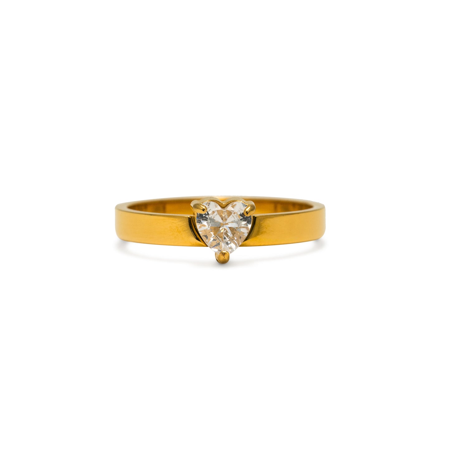 Amor Heart CZ Ring