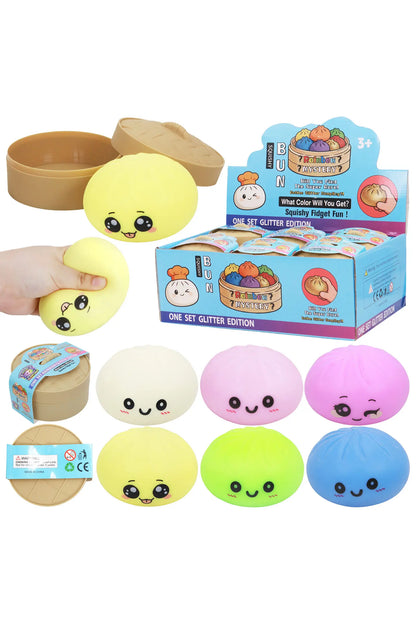 Solid Bao Bun Dumpling Squishy Toy