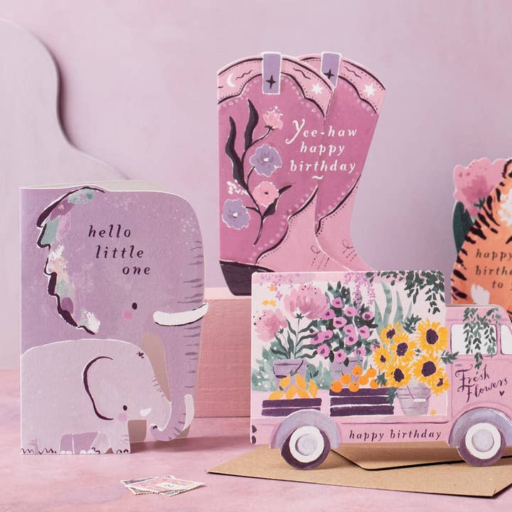 Elephant New Baby Card
