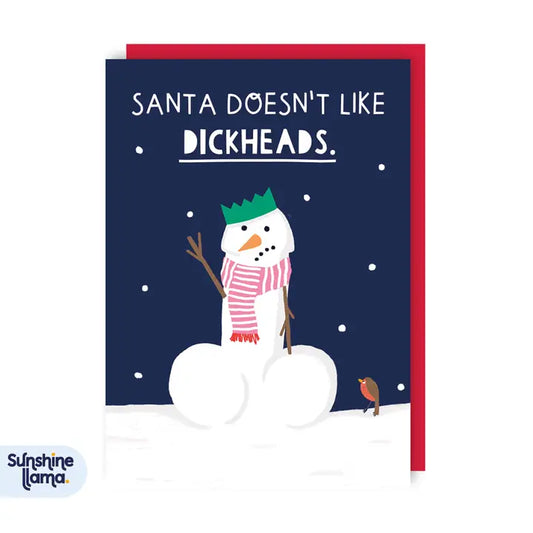 Dickheads Christmas Card
