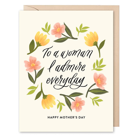 Woman I Admire Card