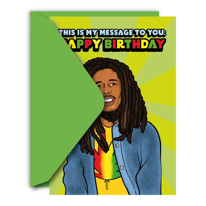 Bob Legend Happy Birthday Greeting Card