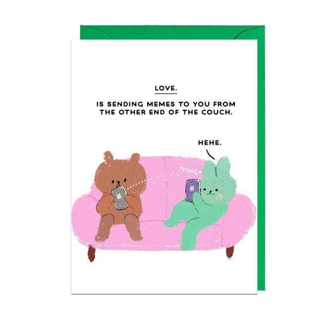 Sending Meme Love Card