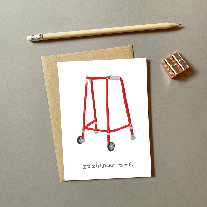 Zimmer Frame Birthday Card