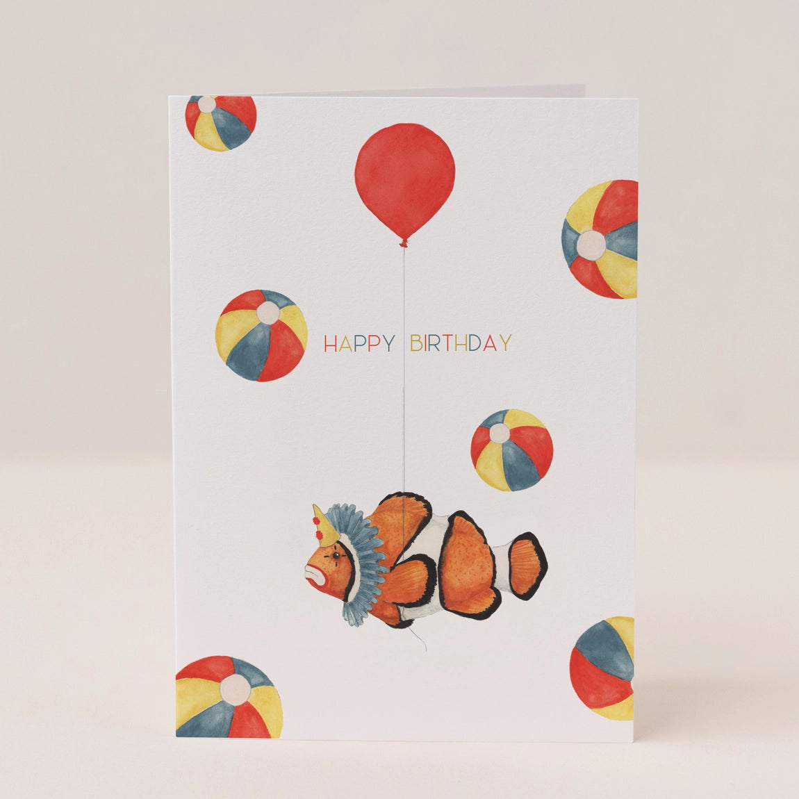 Birthday Clown Card