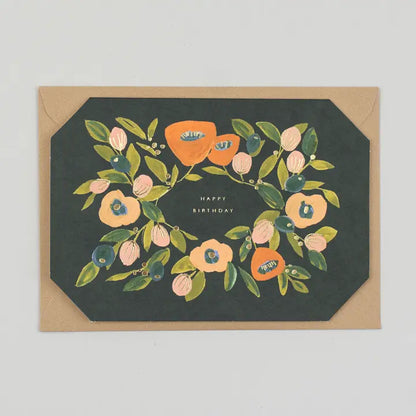 Happy Birthday Shaped Greeting Card