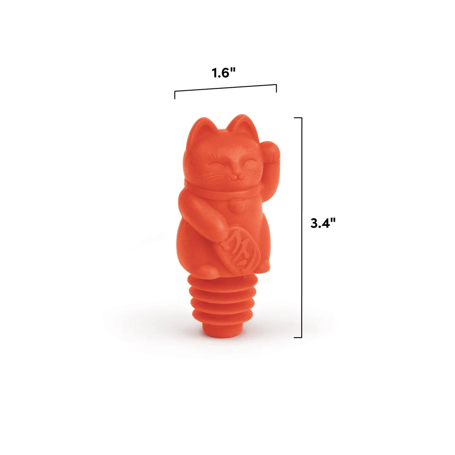 Feline Lucky Cat Bottle Stopper