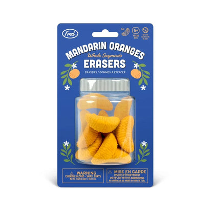 Mandarin Orange Erasers