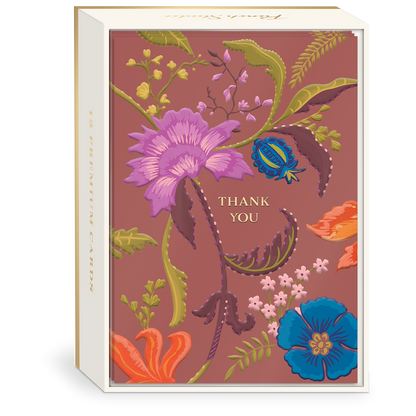 Jacobean Thank You Boxed Note Cards