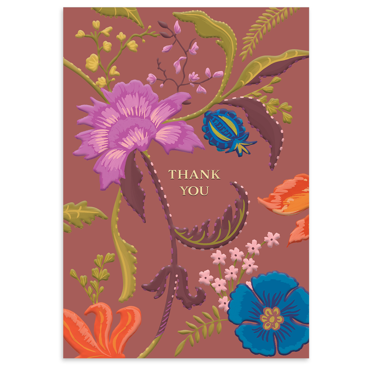 Jacobean Thank You Boxed Note Cards