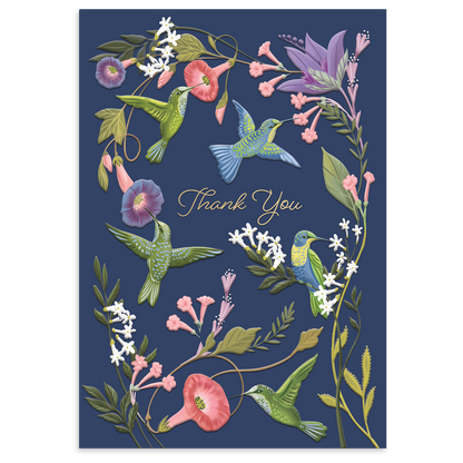 Hummingbird Thank You Boxed Note Cards