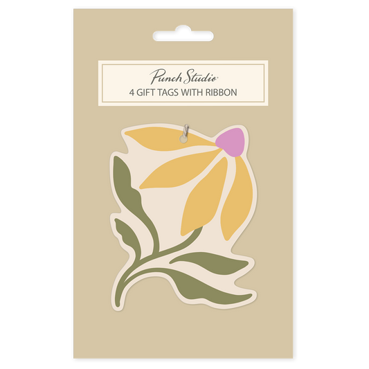Yellow Daisy Flower Gift Tag