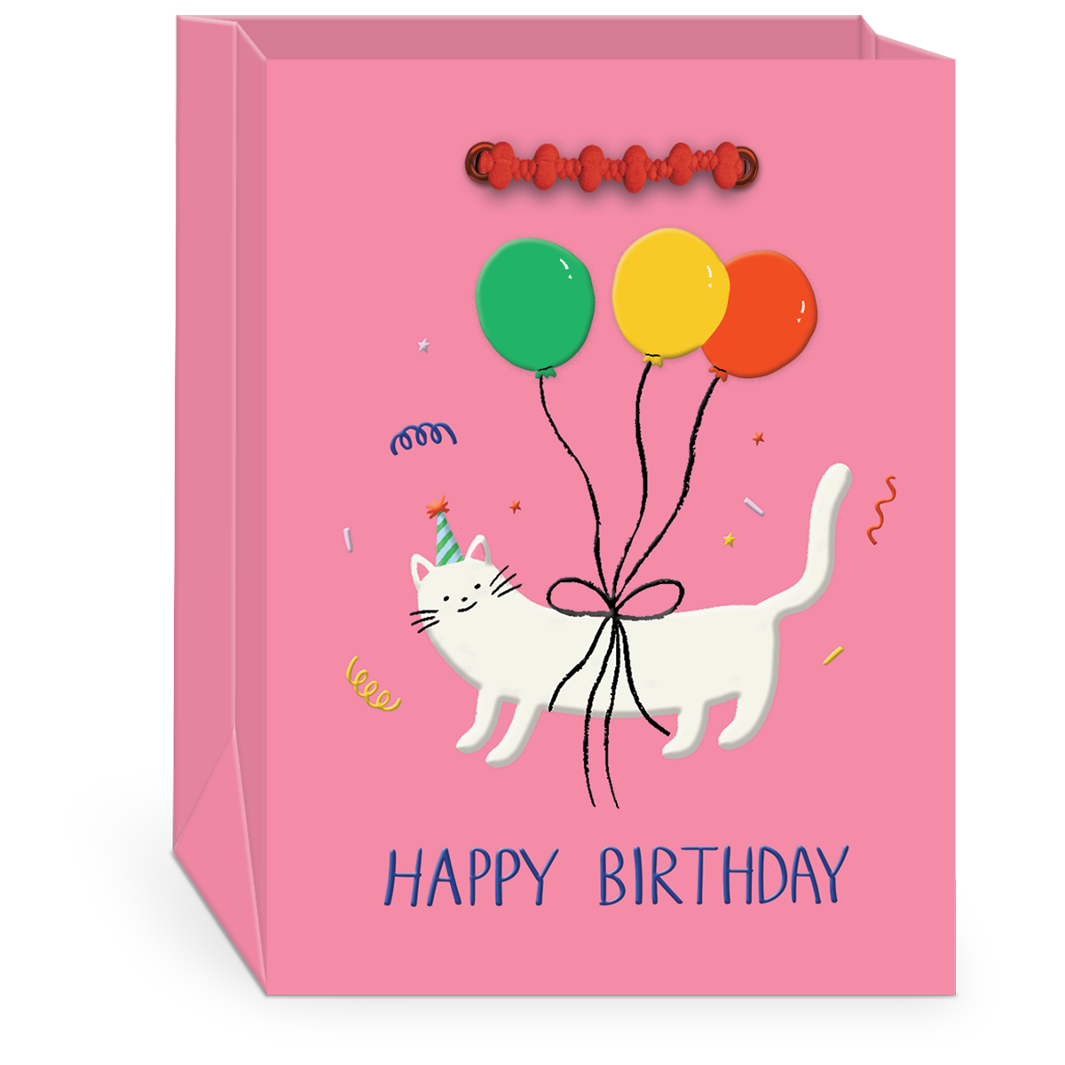 Balloon Pets Cat Small Gift Bag