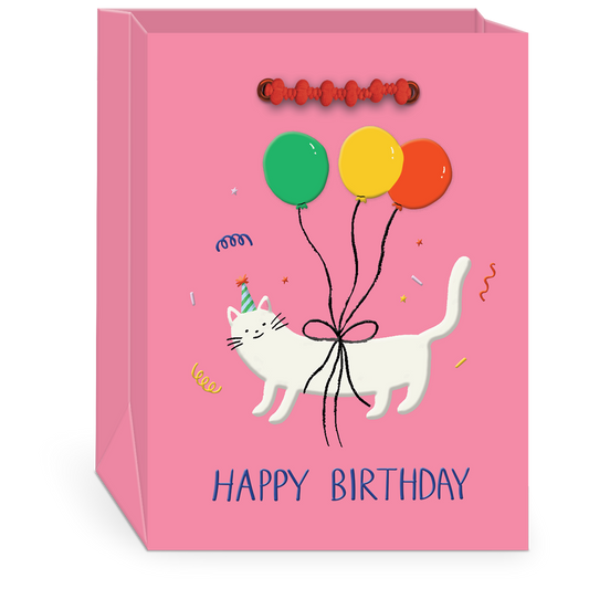 Balloon Pets Cat Small Gift Bag