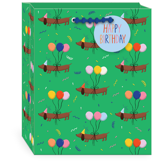 Balloon Pets Dogs Medium Gift Bag
