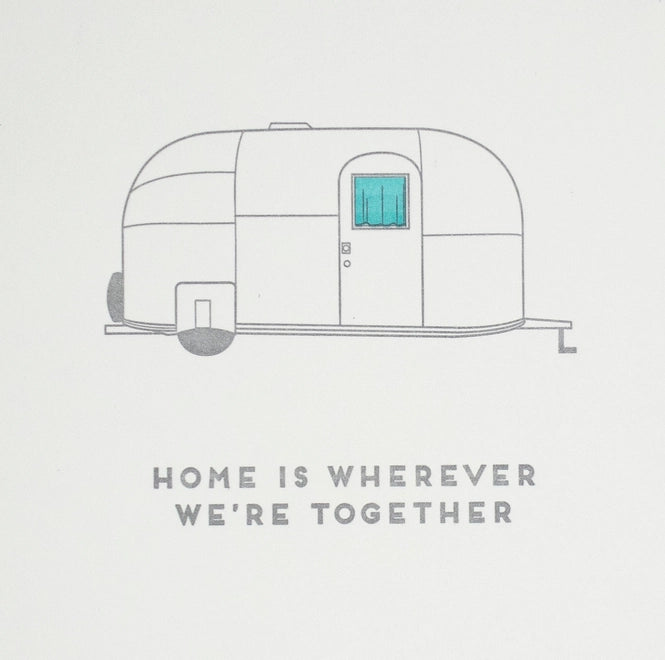 Airstream Letterpress Card