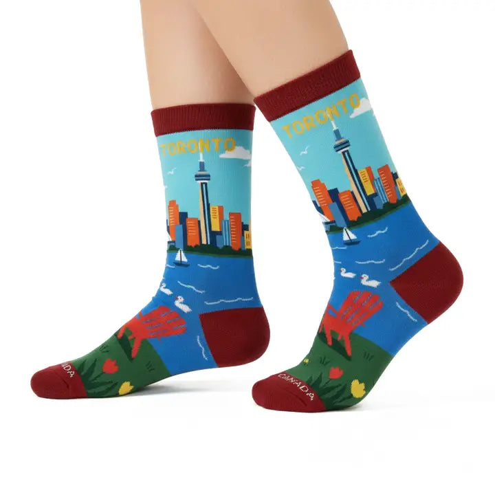 Toronto Scenic Crew Socks