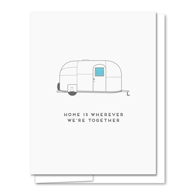 Airstream Letterpress Card