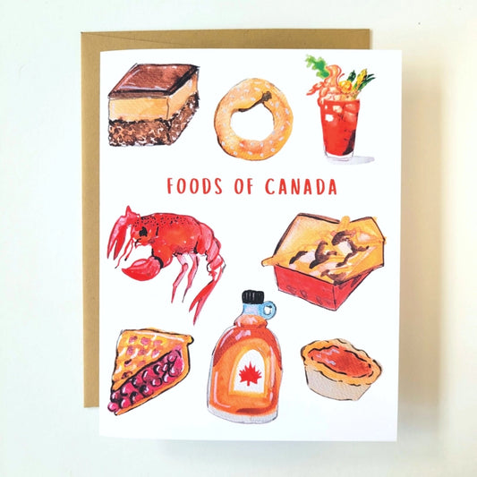 Foods of Canada Card