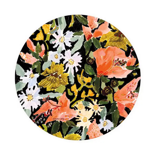 Vintage Floral Seedlings Coaster